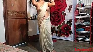 Indian Madam in Saree Gets Rough with Husband in Home Chudai Video