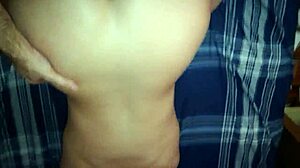 Latina girl moans loudly in doggy with huge ass shaking