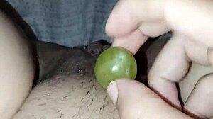 Gretala performs a quick flash of her body in public setting with close attention to details