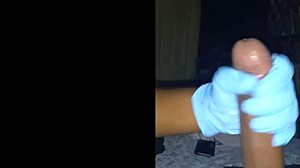 Handjob with Spit from a Pretty Young Babe