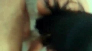 This escort gives a sloppy blowjob before getting wild in the motel hot tub