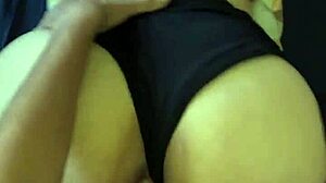 Emotional Anal Fucking of Young Girl's Perfect Ass Without Removing Shorts