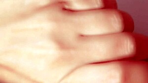 Narrative of making her cum by licking feet with gagging and choking