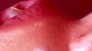 Narrative of making her cum by licking feet with gagging and choking