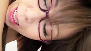 Japanese nurse Chihiro Akino interacts with a patient in uncensored scene