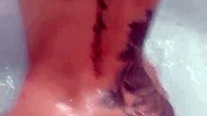 This escort gives a sloppy blowjob before getting wild in the motel hot tub