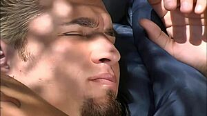 Ariana's outdoor facial contrasts her small tits