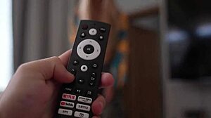 TV Remote Freezes Time to Fuck My Girlfriend Hard