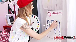 belle clair in wild fuck session with dp, dap, dvp, and triple penetration sz1850