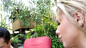 i caught mom aubrey adams rubbing and fucking outdoors
