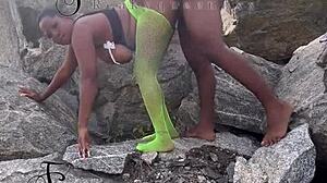 i seduced the tourist guard and we had sex on the rock.