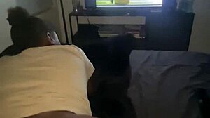 Creamy pussy teen caught fucking by mom