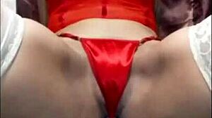 The Naughtiest Mama Noel Fills Every Hole with Dildo Until Squirting