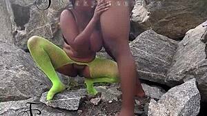 i seduced the tourist guard and we had sex on the rock.