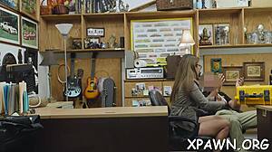 good tight body gets fucked bare in shop