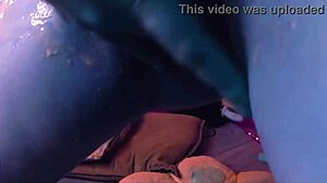 Hey, watch this tattooed blue slut with huge tits ride a machine!