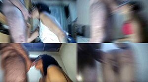 Marianna Sucks a Massive Load Into Her Mouth