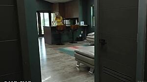 How Does Blonde Cory Chase Pay Husband's Debts with Huge Tits?