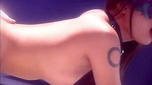 Ariana's outdoor facial contrasts her small tits