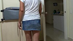 i masturbate twice on vacation very horny while my stepson records me