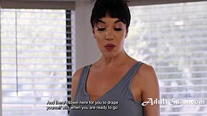From Massage to Mischief: Alison & Pucks in Naked Lesbian Romp