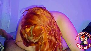 Kinky stepsister eats her stepbrothers cum before getting fucked really hard with big black cock.