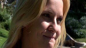 i watch this blonde mom in lingerie, feeling her tight body