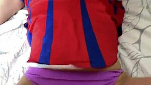 Hot Cheerleader With Big Ass Fucks Two Cocks In Threesome