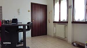 Blonde teen begs for cum in mouth after fucking