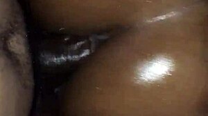 Wow, check this pretty oiled black ass taking anal!