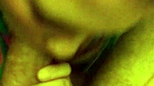 That 18 year old really knows how to suck cock deep