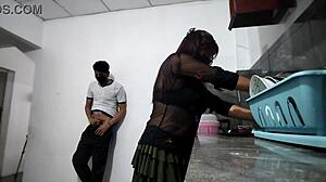 the neighbor masturbates while looking at me like a degenerate