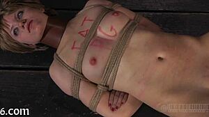 Intense facial punishment for naughty beauty.