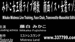 Japanese mistress dominates with intense big ass face sitting in wild session.