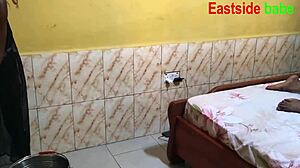 Ebony gets fingered and doggystyle fucked by big black cock early morning