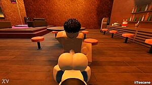 fucking in the bar with a big cock and monster cock