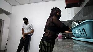 the neighbor masturbates while looking at me like a degenerate