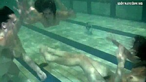 Ivetta, Katka, and Barbara dive into hot underwater lesbian action