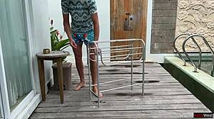 i paid the repairman with my pussy, then walked the street with cum on my face.