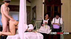 milf mother in law with huge ass gets fucked after screwing up butter