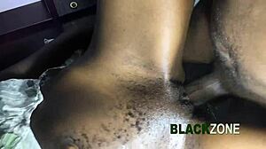 cute african teen housemaid creampied from behind