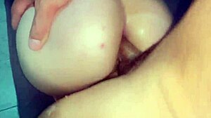 Her pussy close up squirts on you with dildo and vibrator
