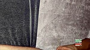 Young Latina Rides Cock While Boyfriend Watches Masturbation