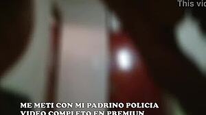 My godfather cop fucked me hard while my husband worked, complete on premium