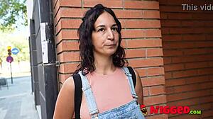 Rebeka Rock Enters Hardcore Interracial Sex! Bent Over Rough!