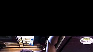 in the office, the horny man bent over the beautiful woman with big ass for doggystyle