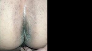 Big ass mexican gets anal fucked in missionary position