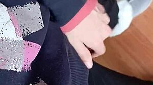 Risky office masturbation with my lesbian colleague