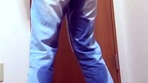 Hey, why’d you lock the bathroom? I peed my jeans!