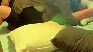 Homemade amateur ebony next door neighbor came to fuck